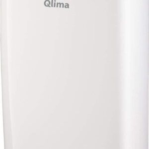 Qlima D 612 - Déshumidificateur silencieux 38 dB - Réservoir 1,8 L et puissance 190 W - Modèle blanc pour températures de 5 à 35 degrés