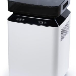 Déshumidificateur électrique 80 L par jour grande capacité - Réservoir 8 L - Pompe de relevage et double ventilation - Pour surfaces jusqu'à 170 m2