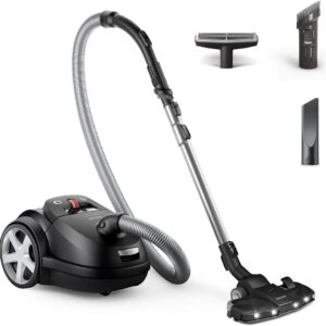 Philips Série 8000 Performer LED Aspirateur avec sac - Moteur 900 W brosse TriActive LED filtre HEPA câble 12 m XD8122/10