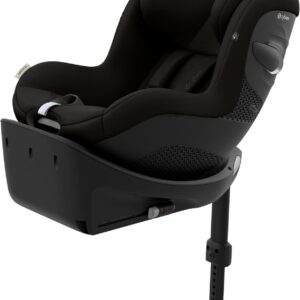 Siège auto Cybex Sirona Gi i-Size Magic Black - Modèle pour enfant conforme au format i-Size - Assise automobile pour trajets quotidiens - Finition noire