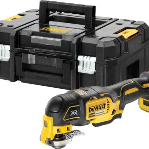 DEWALT Multicutter sans fil 18V avec 35 accessoires - Outil multifonction avec réglage de butée de profondeur et changement de lame facile