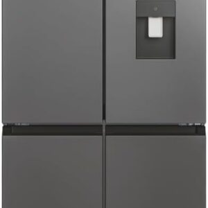 Réfrigérateur 4 portes Candy CFQQ5T817EWPS - Format multiportes pour cuisine - Accès réparti entre quatre portes - Organisation pratique des aliments