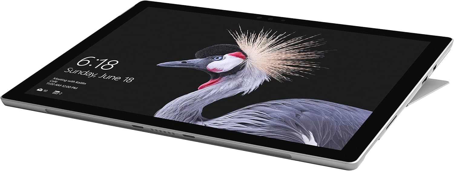 Microsoft Surface Pro 5 Tablette PC reconditionnée 12,3 pouces Intel Core i5-7300U - 8 Go RAM 256 Go SSD - Platine