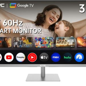 Smart Monitor 32 pouces 4K 60Hz avec Smart TV - Bluetooth WiFi - Haut-parleurs - KVM - HDMI 2.1 USB C PD 65W