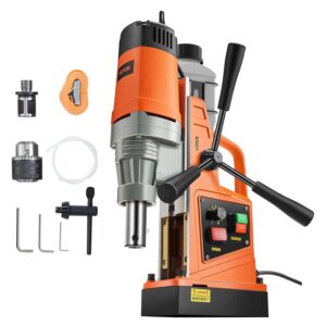 VEVOR Perceuse magnétique 1550W - Carotteuse diamant avec diamètre de perçage 50 mm profondeur 50 mm et force magnétique 13000N
