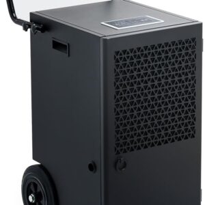 Déshumidificateur industriel 90 L par jour - Pompe de relevage électrique - Compresseur rotatif grande capacité - Pour surfaces jusqu'à 300 m2