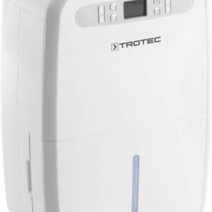 Déshumidificateur Trotec TTK 95 E 30 L par jour - Réservoir 7,2 L - Hygrostat intégré, minuterie et format portable - Pour surfaces jusqu'à 90 m2