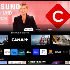 Smart TV Samsung 55DU8005 55 pouces - Crystal UHD 4K modèle 2024 - Pied réglable en hauteur - Q-Symphony avec haut-parleurs simultanés