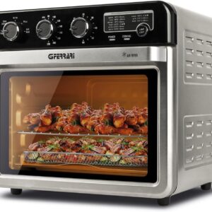 Four Air Fryer G3 Ferrari G10221 - Capacité 32 L et puissance 2000 W - Cinq modes avec six résistances - Température jusqu'à 230 C et accessoires inox
