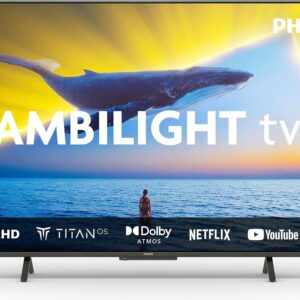 Philips Ambilight 55PUS8109 Smart TV LED 55 pouces 4K - Pixel Precise Ultra HD - Titan OS - Dolby Atmos - Alexa Google Assistant