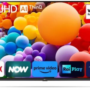 LG LED 55UT73 Smart TV 2024 55 pouces UHD - Processeur α5 Gen7 AI 4K - Téléviseur connecté Noir