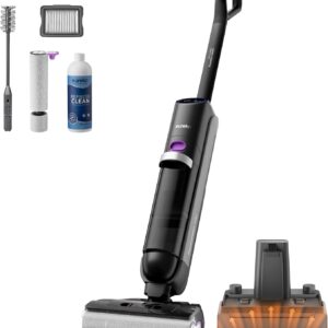 Eureka RapidWash NEW730 Aspirateur laveur sans fil - Aspiration 21600 Pa lavage eau chaude 85 degrés séchage air chaud 5 minutes