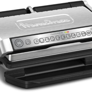 Moulinex Optigrill+ XL - Grill électrique intérieur viande poisson légumes - Indicateur de cuisson 9 programmes automatiques plaques antiadhésives GI722D