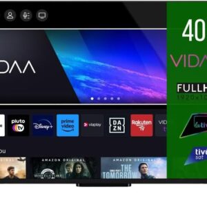 Téléviseur Toshiba 40LV2E63DA 40 pouces - Écran LCD avec rétroéclairage LED - Série WL LV2E - Diagonale 102 cm pour salon et chambre