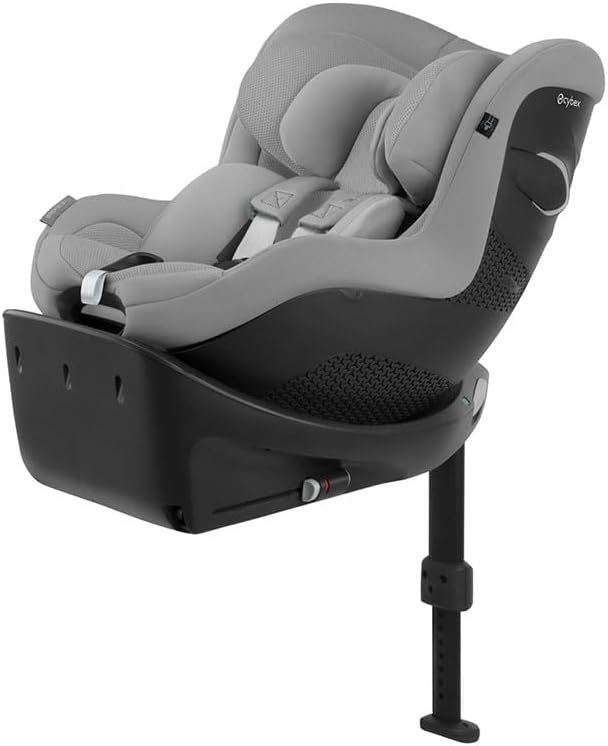 Siège auto Cybex Sirona Gi Plus Stone Grey - Modèle avec insert nouveau-né NBInlay - Assise enfant pour déplacements en voiture - Finition gris moyen