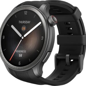 Montre connectée Amazfit Balance - Boîtier 46 mm et GPS - Coach fitness AI avec 150 modes sportifs - NFC autonomie 14 jours et suivi santé