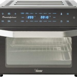 Bimar B301 Four électrique ventilé numérique multifonction 30 L - Air Fry sans huile XXL acier inoxydable 18 programmes