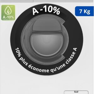 FIRST ONE FLL71200WH Lave linge frontal 7 kg - 1200 tr/min 16 programmes classe A Eco Intensif Rapide blanc