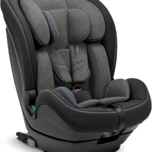 Inglesina Caboto i-Size - Siège auto enfant Isofix 76-150 cm - Utilisation 15 mois à 12 ans Vulcan Black