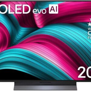 TV OLED evo LG OLED48C5 48 pouces - Écran 4K UHD modèle 2025 - Diagonale 121 cm - Téléviseur grand format pour salon ou chambre